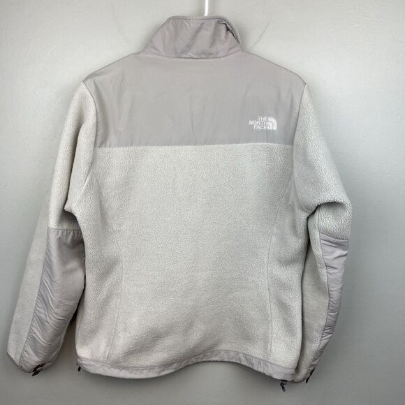 North Face Jacket Women's m gray Denali fleece‎ spring light warm polartec - Picture 6 of 9